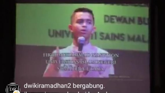 Alumni Tahfizh Leadership Masuk 9 Besar Kompetisi Public Speacking Mahasiswa se-Asia Tenggara